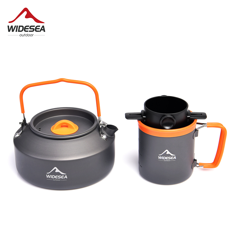 Camping Cooking Box - Widesea Camping Coffee Cookware Set Outdoor
