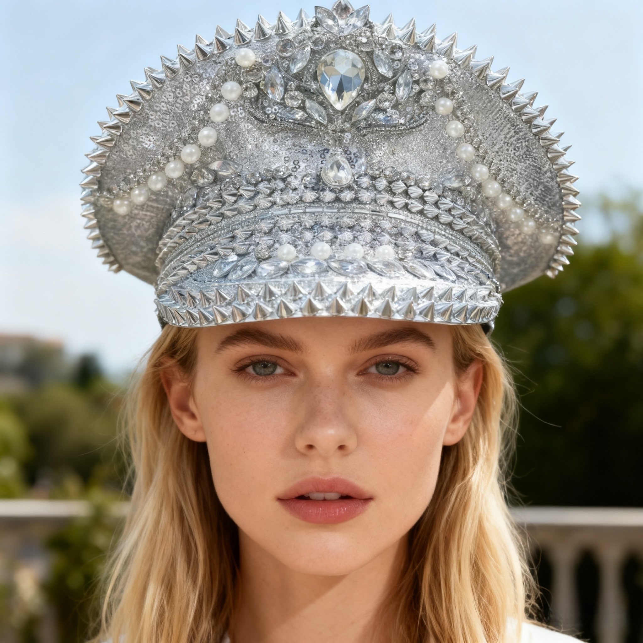 Campfire Cooking In Another World With My Absurd Skill - Steampunk Captain Hat Rhinestone for Music