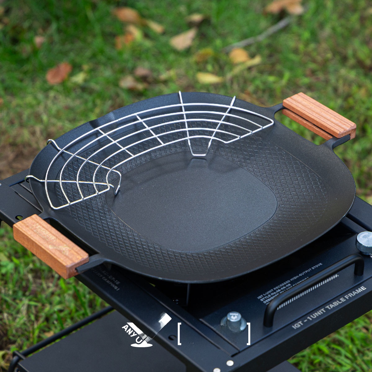 Camping Cooking - Outdoor Camping BBQ Grill Pan Cassette