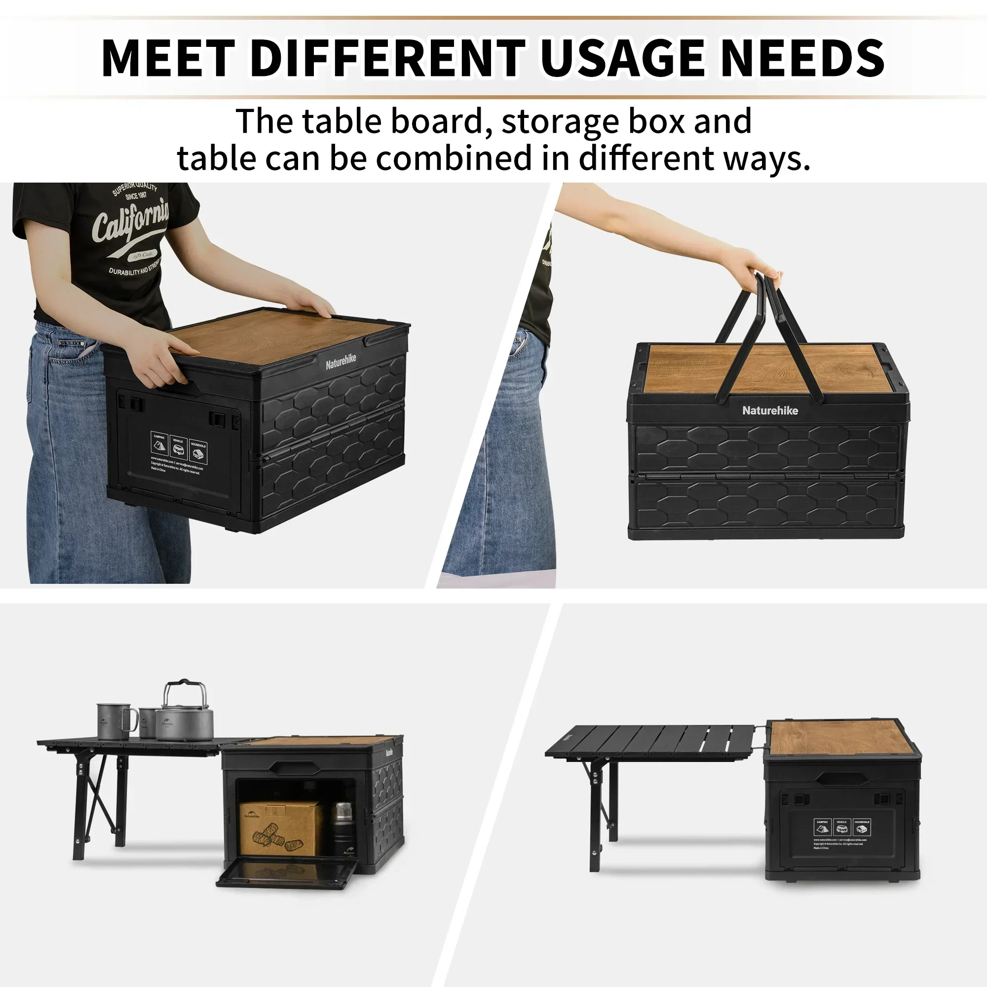 New IGT Table Box 50L Large Ca - Camping Cooking Box ulasan dan harga