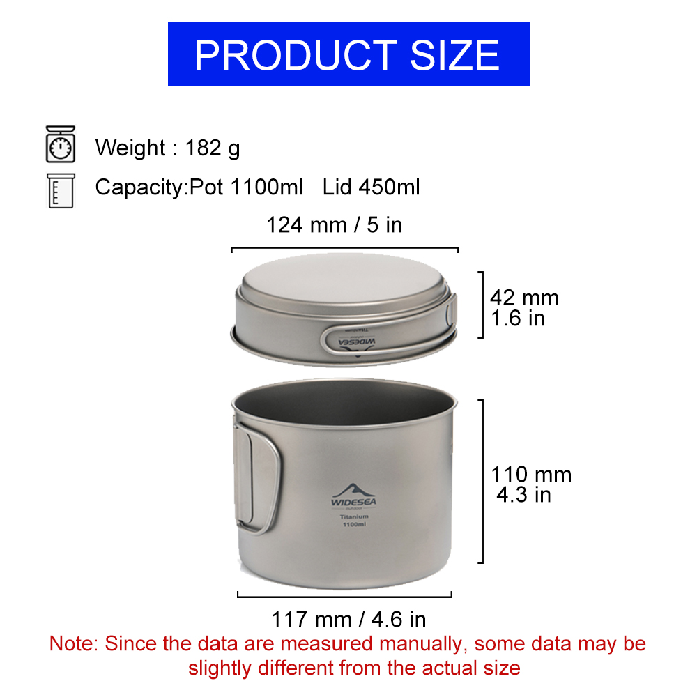 Widesea Ultralight Titanium Ca - Camping Cooking Mug ulasan dan harga