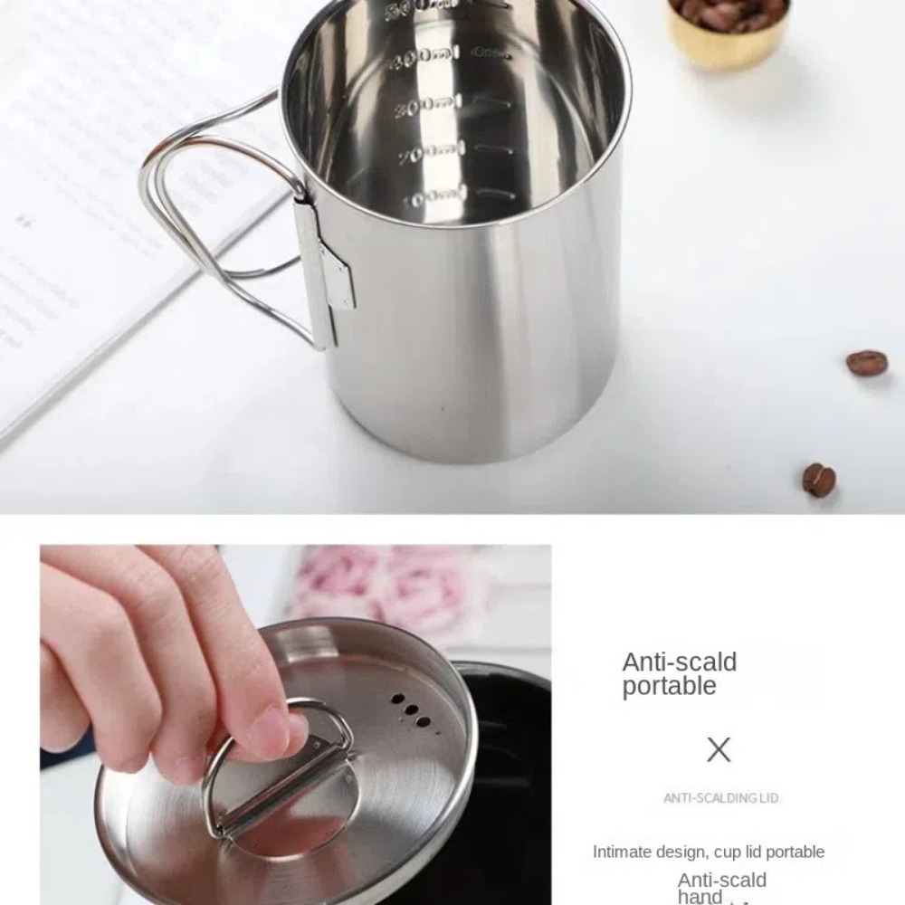 Outdoor Stainless Steel Campin - Camping Cooking Mug ulasan dan harga