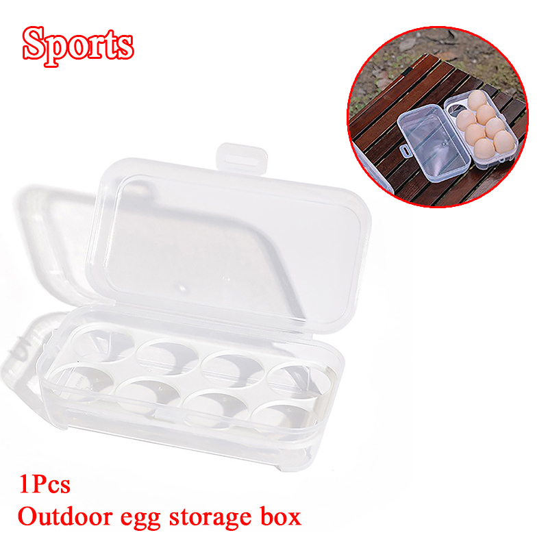 3/4/8 Grids Egg Holder Contain - Camping Cooking Box ulasan dan harga
