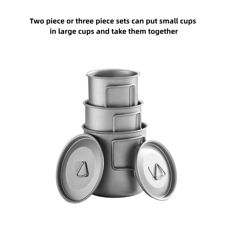 Titanium Camping Mug with Fold - Camping Cooking Hardware ulasan dan harga
