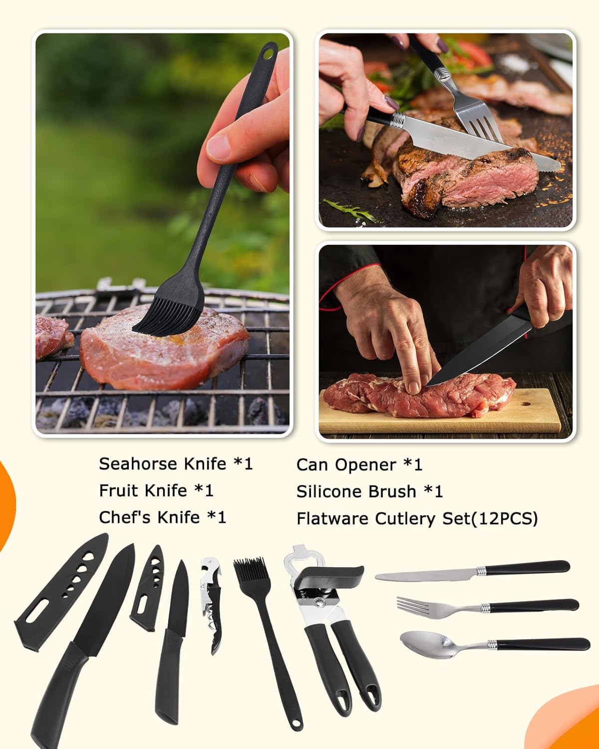45-Piece Camping Cookware Set  - Camping Cooking Kitchen ulasan dan harga