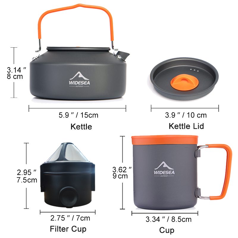 Widesea Camping Coffee Cookwar - Camping Cooking Box ulasan dan harga