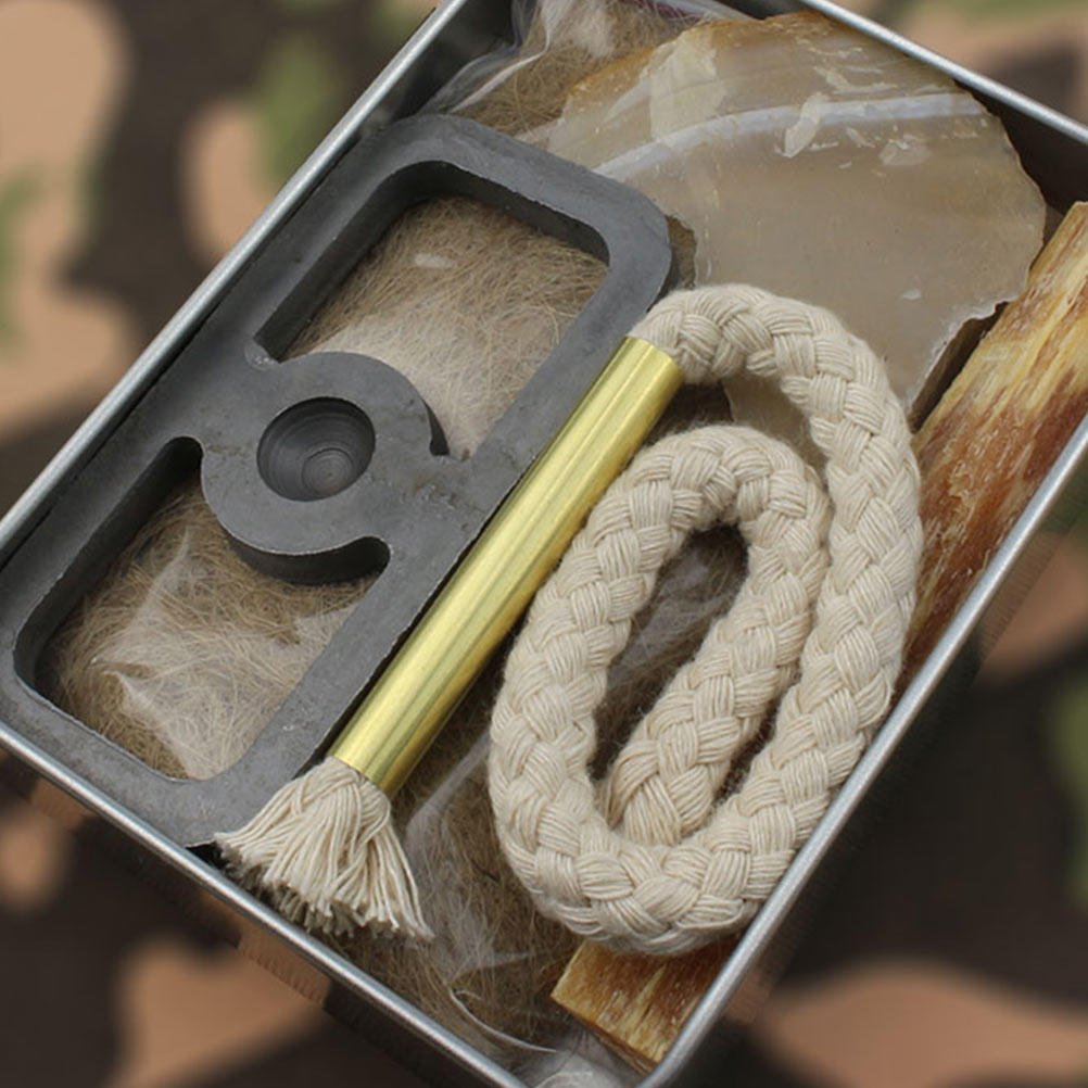 1Set Fire Starter Cotton Rope  - Camping Cooking Survival ulasan dan harga