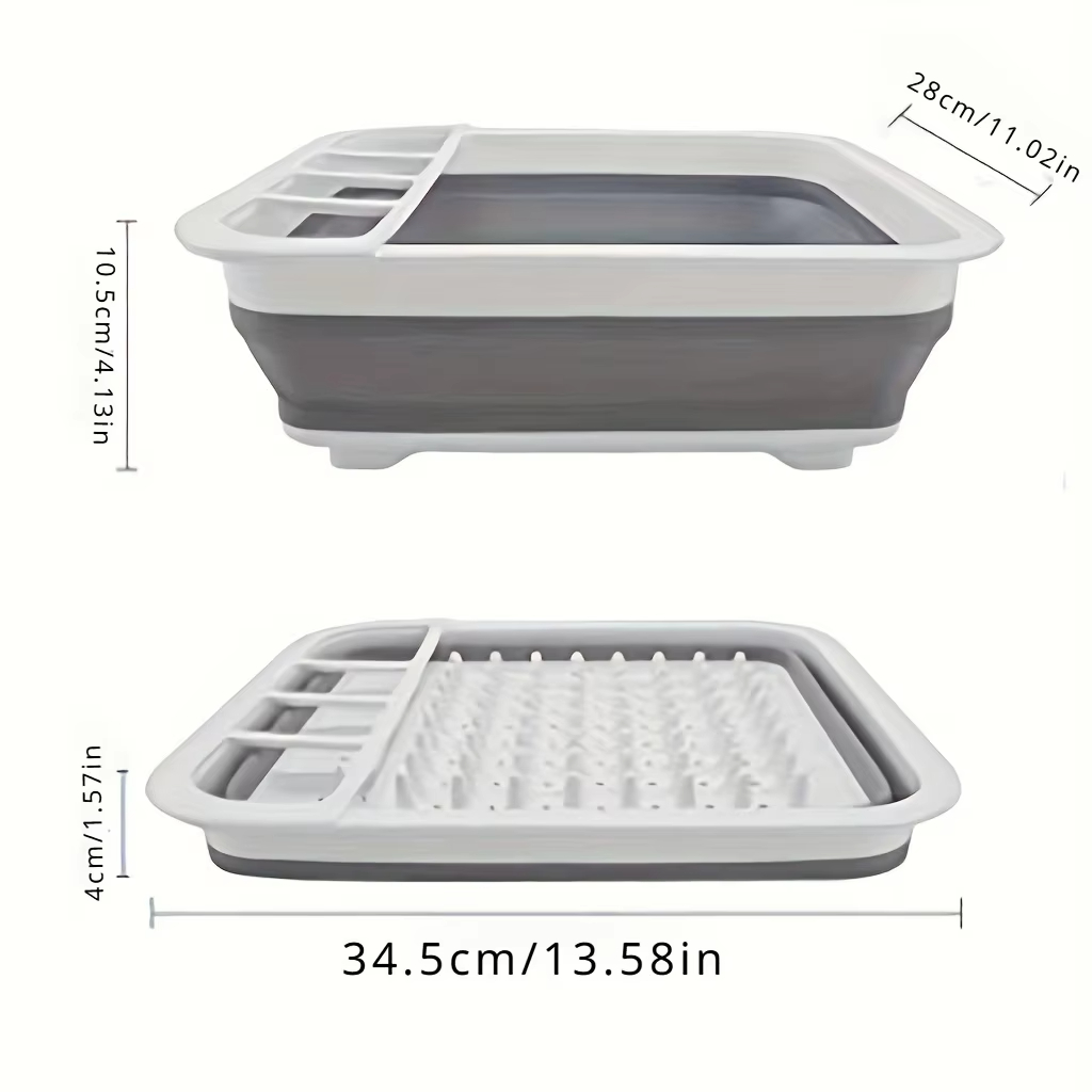 Collapsible Dish Drying Rack w - Camping Cooking Survival ulasan dan harga