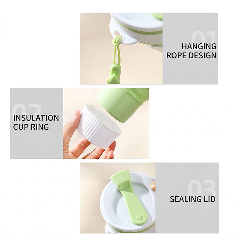 Collapsible Silicone Travel Cu - Camping Cooking Mug ulasan dan harga