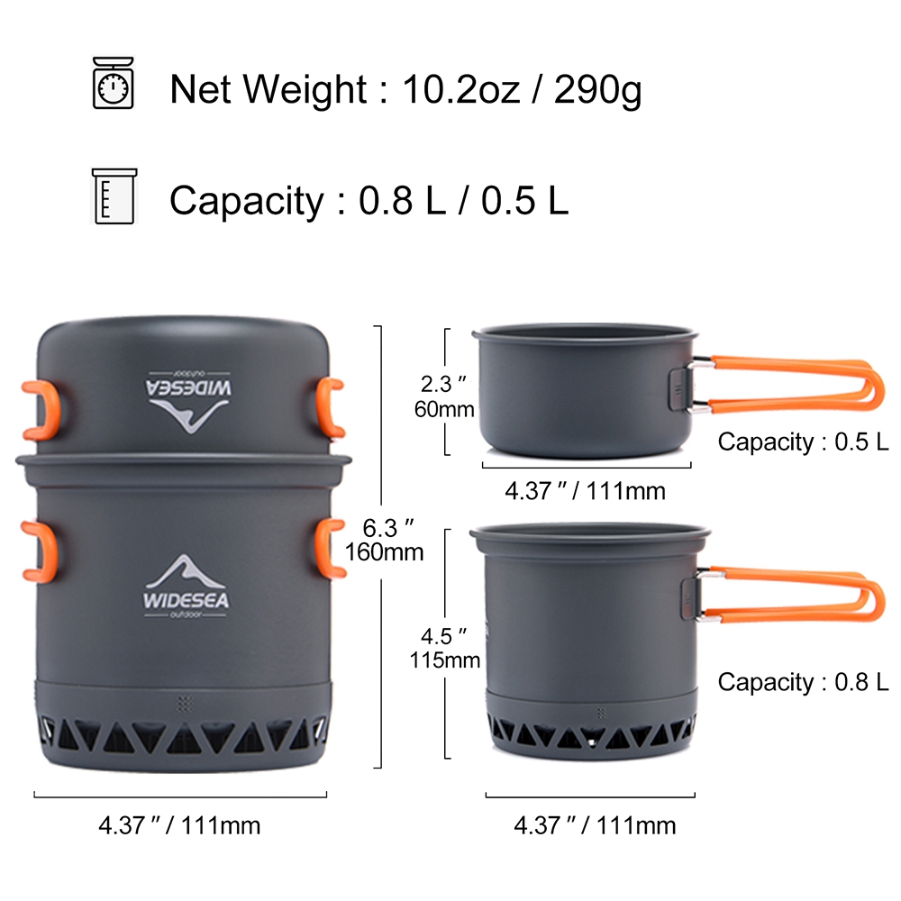 L68AWIDESEA Camping Cookware O - Camping Cooking Equipment Electric ulasan dan harga