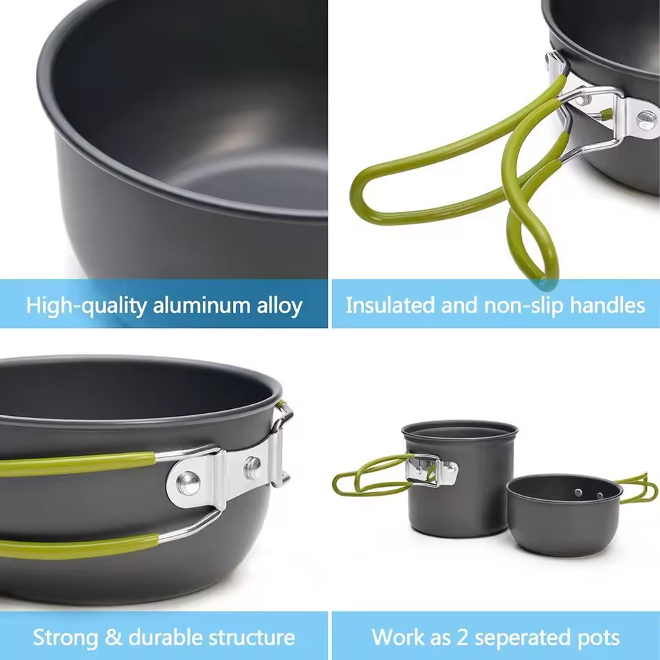 Ultralight Camping Cookware Me - Camping Cooking Ware Set ulasan dan harga