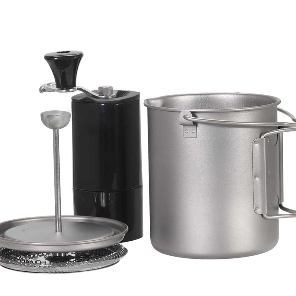 Lixada 750ml Titanium Coffee C - Camping Cooking Mug ulasan dan harga