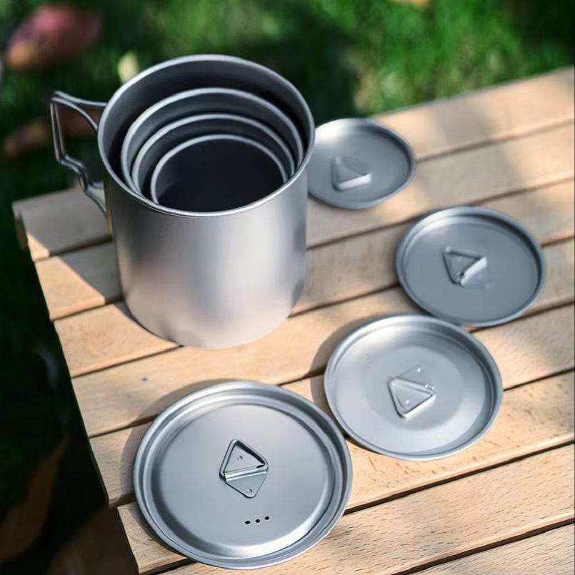 New Camping Titanium Cups 300m - Camping Cooking Hardware ulasan dan harga