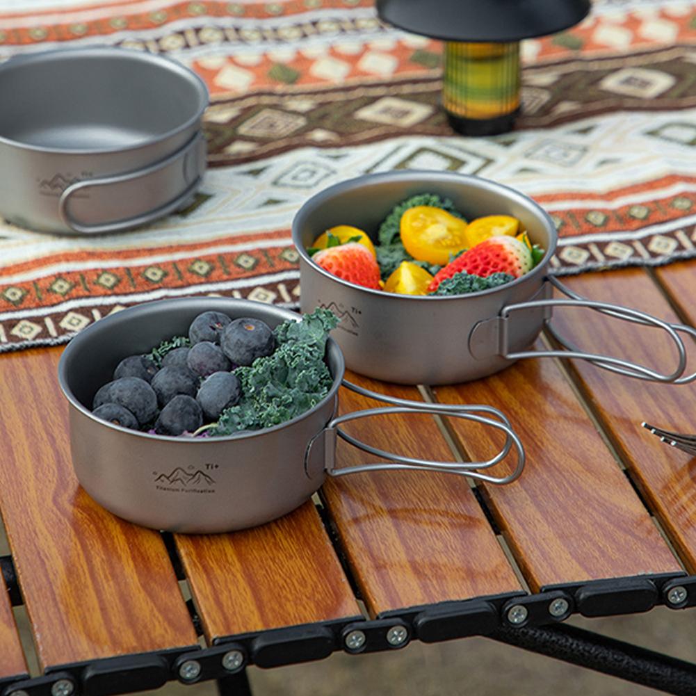 Ultralight Titanium Camping Po - Camping Cooking Noodles ulasan dan harga