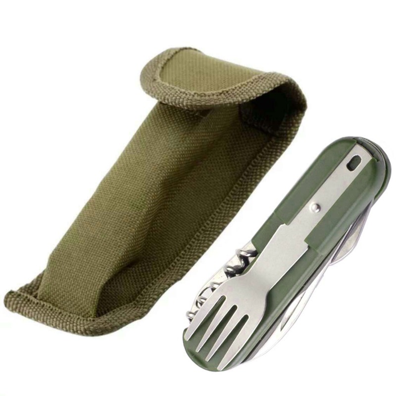 Compact Camping Cutlery Set Fo - Camping Cooking And Eating Set ulasan dan harga