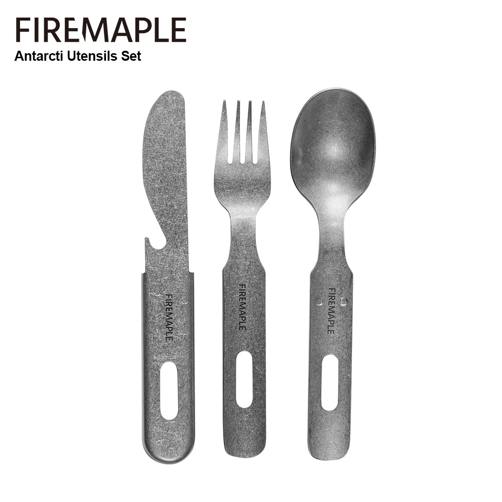 Fire-Maple Antarcti 3in1 Utens - Camping Cooking And Eating Set ulasan dan harga