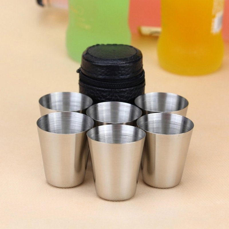 4/6Pcs Stainless Steel Cups Mi - Camping Cooking Mug ulasan dan harga