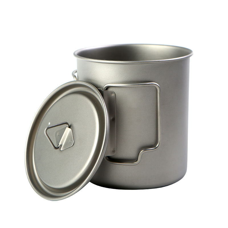 Camping Titanium Cups 450ml 55 - Camping Cooking Hardware ulasan dan harga
