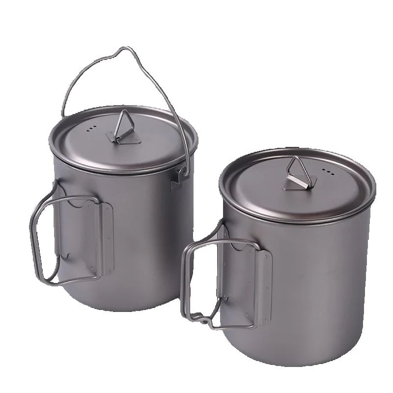 Camping Titanium Cups 450ml 55 - Camping Cooking Hardware ulasan dan harga