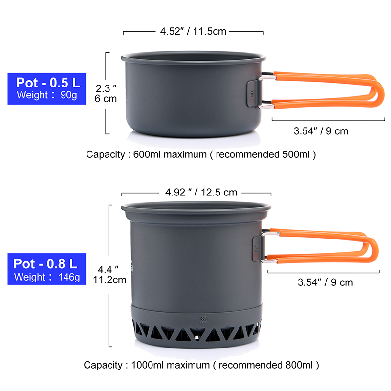 Widesea Portable Camping Cookw - Camping Cooking And Eating Set ulasan dan harga