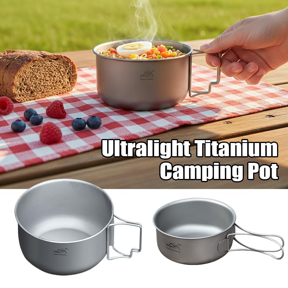 Compact Titanium Alloy Camping - Camping Cooking Hardware ulasan dan harga