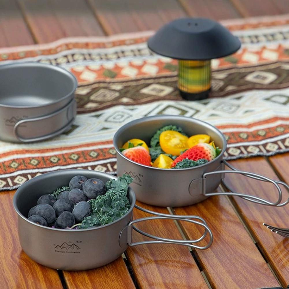 Compact Titanium Alloy Camping - Camping Cooking Hardware ulasan dan harga