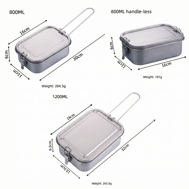 Titanium Lunch Box with Lid an - Camping Cooking Mug ulasan dan harga