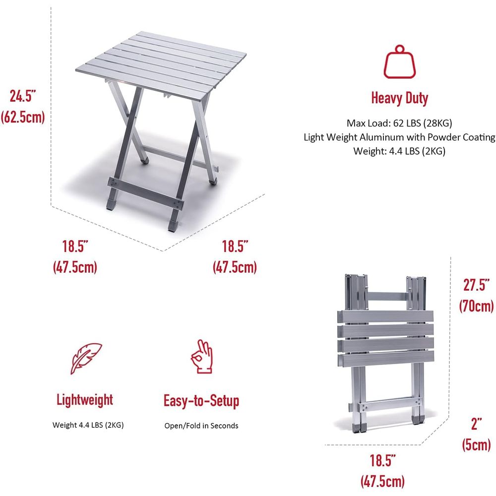 olding Camping Table - Lightwe - Camping Cooking ulasan dan harga