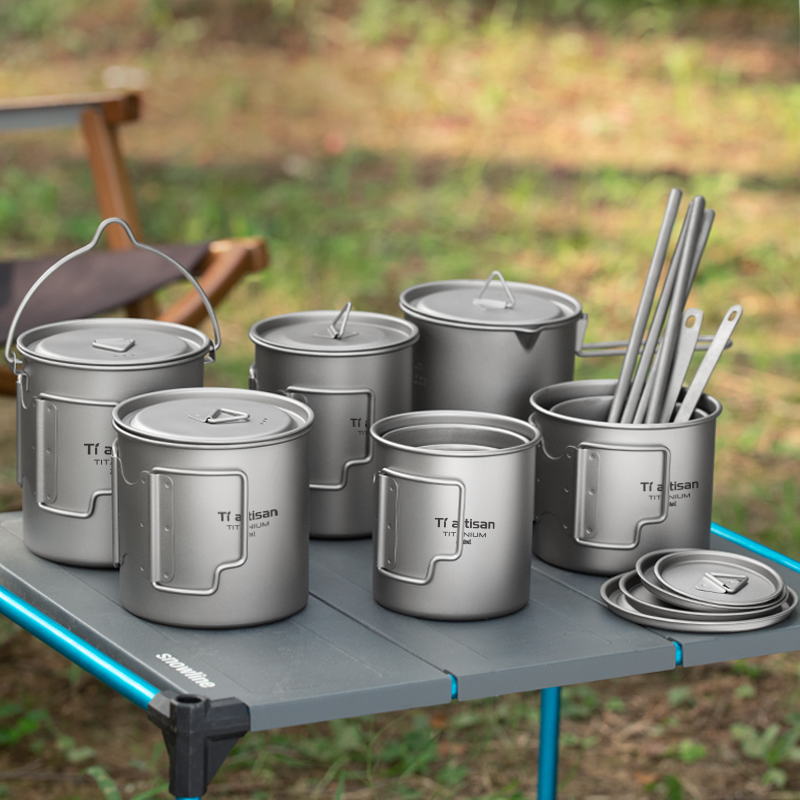 Tiartisan Outdoor Titanium Lig - Camping Cooking Mug ulasan dan harga