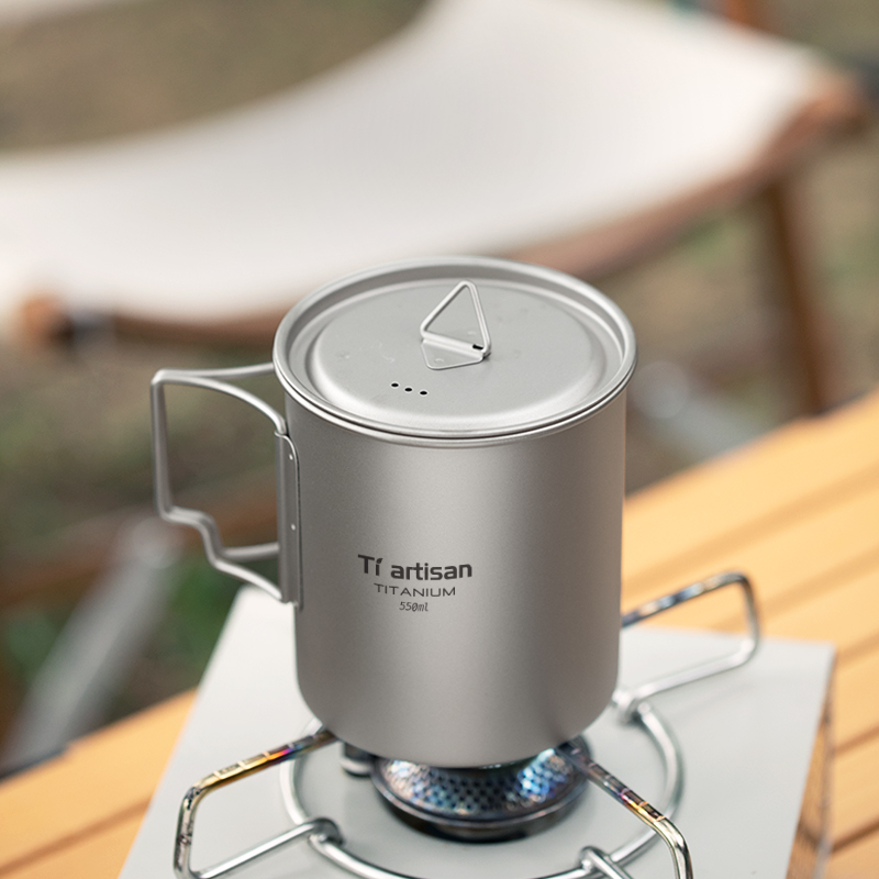 Tiartisan Outdoor Titanium Lig - Camping Cooking Mug ulasan dan harga