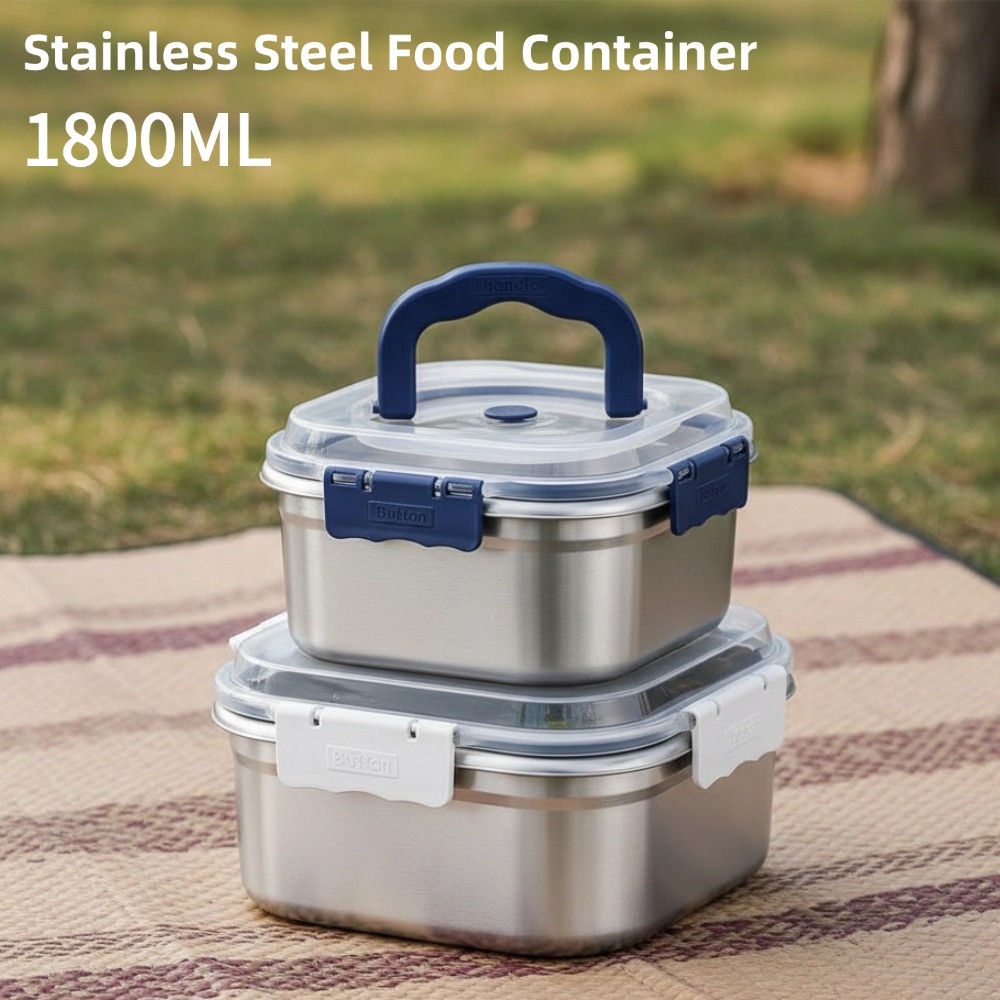 304 Stainless Steel Food Stora - Camping Cooking Box ulasan dan harga