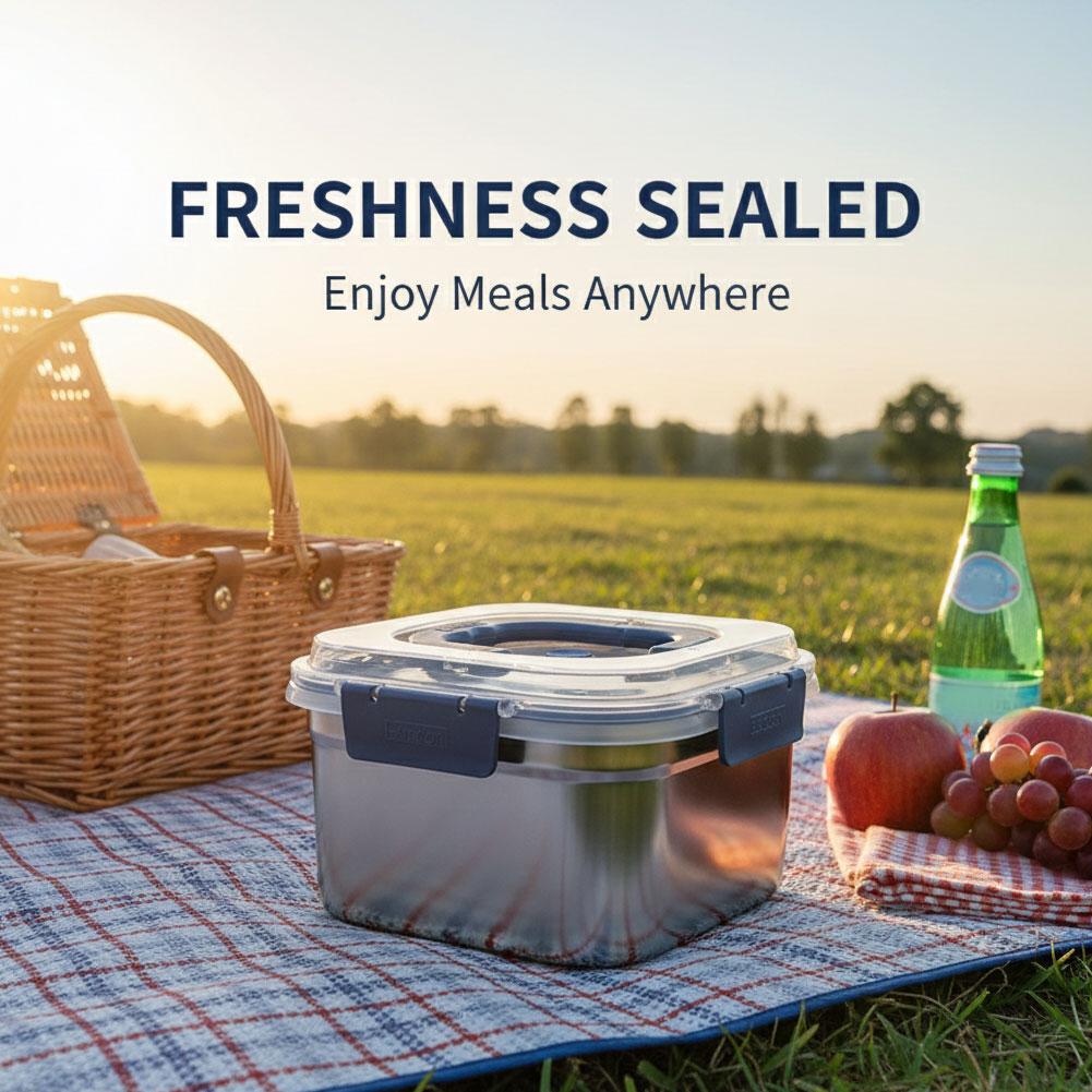 304 Stainless Steel Food Stora - Camping Cooking Box ulasan dan harga