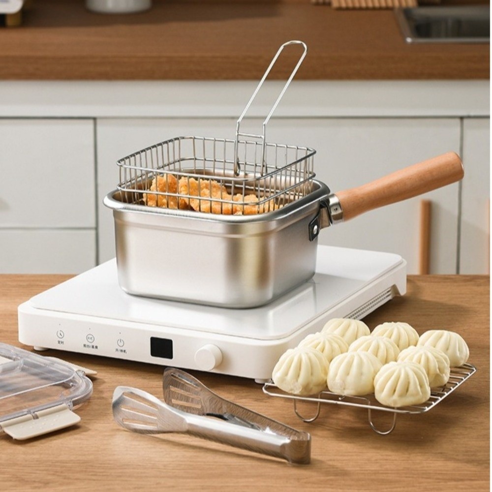 Portable Stainless Steel Fryin - Camping Cooking Ware Set ulasan dan harga