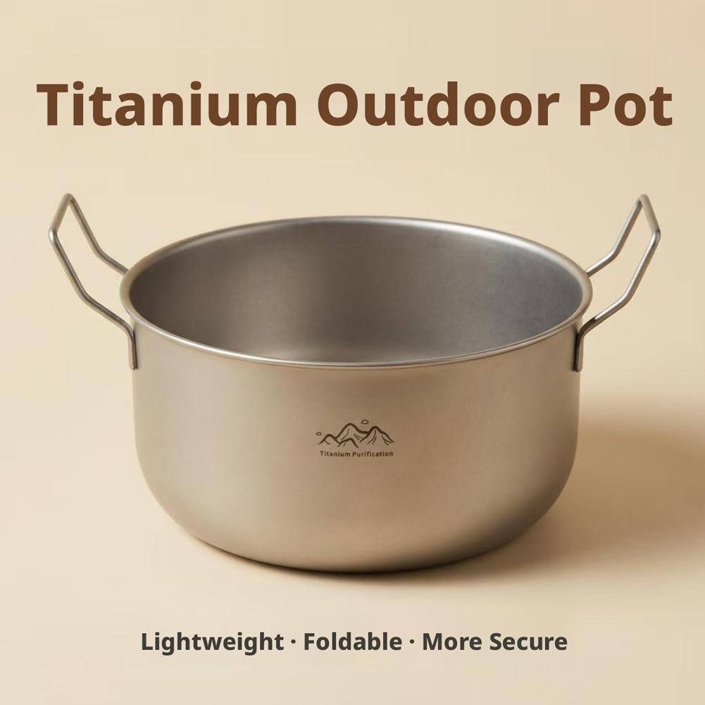 Titanium Alloy Outdoor Camping - Camping Cooking Noodles ulasan dan harga