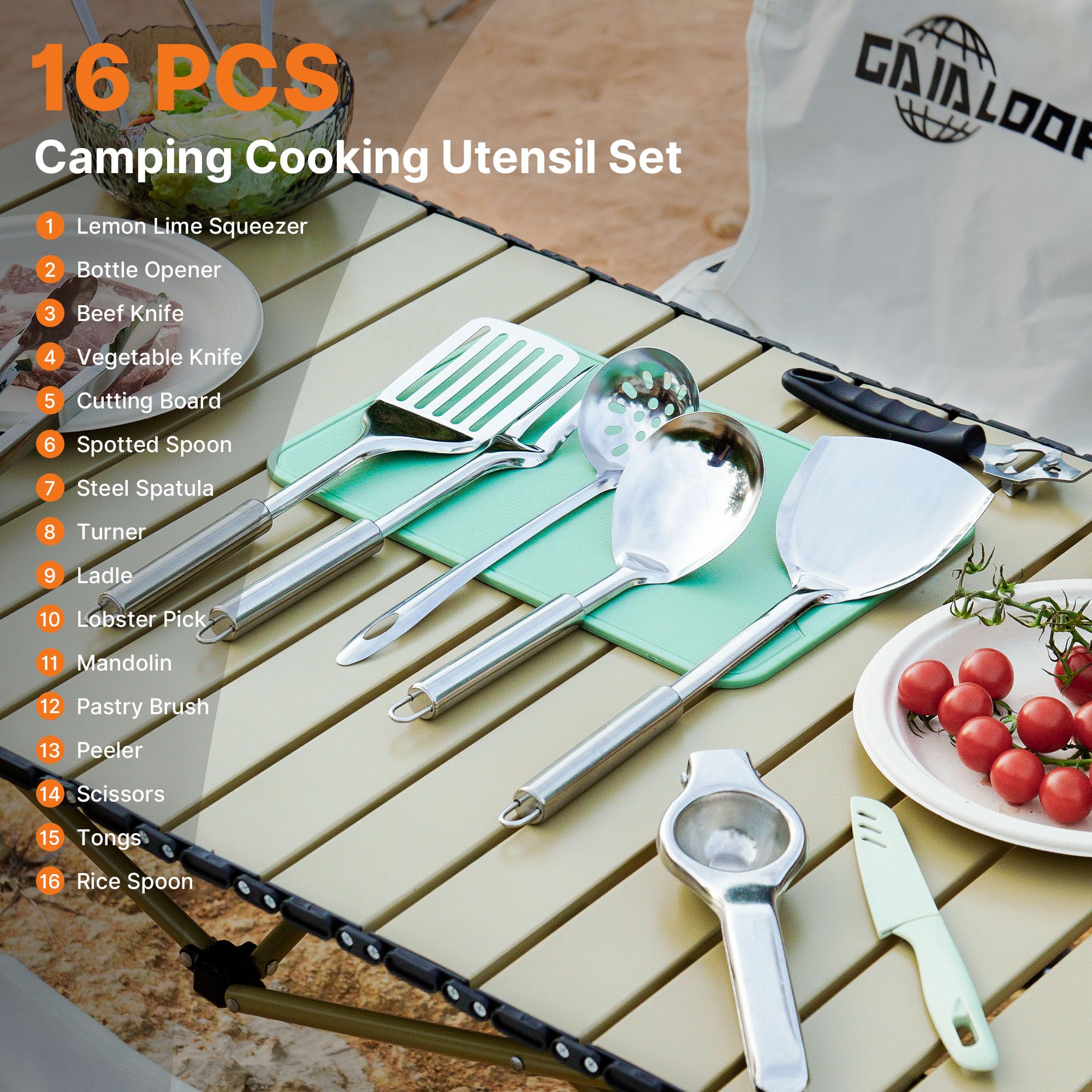 Camping Cooking Utensils Set C - Camping Cooking Kitchen ulasan dan harga