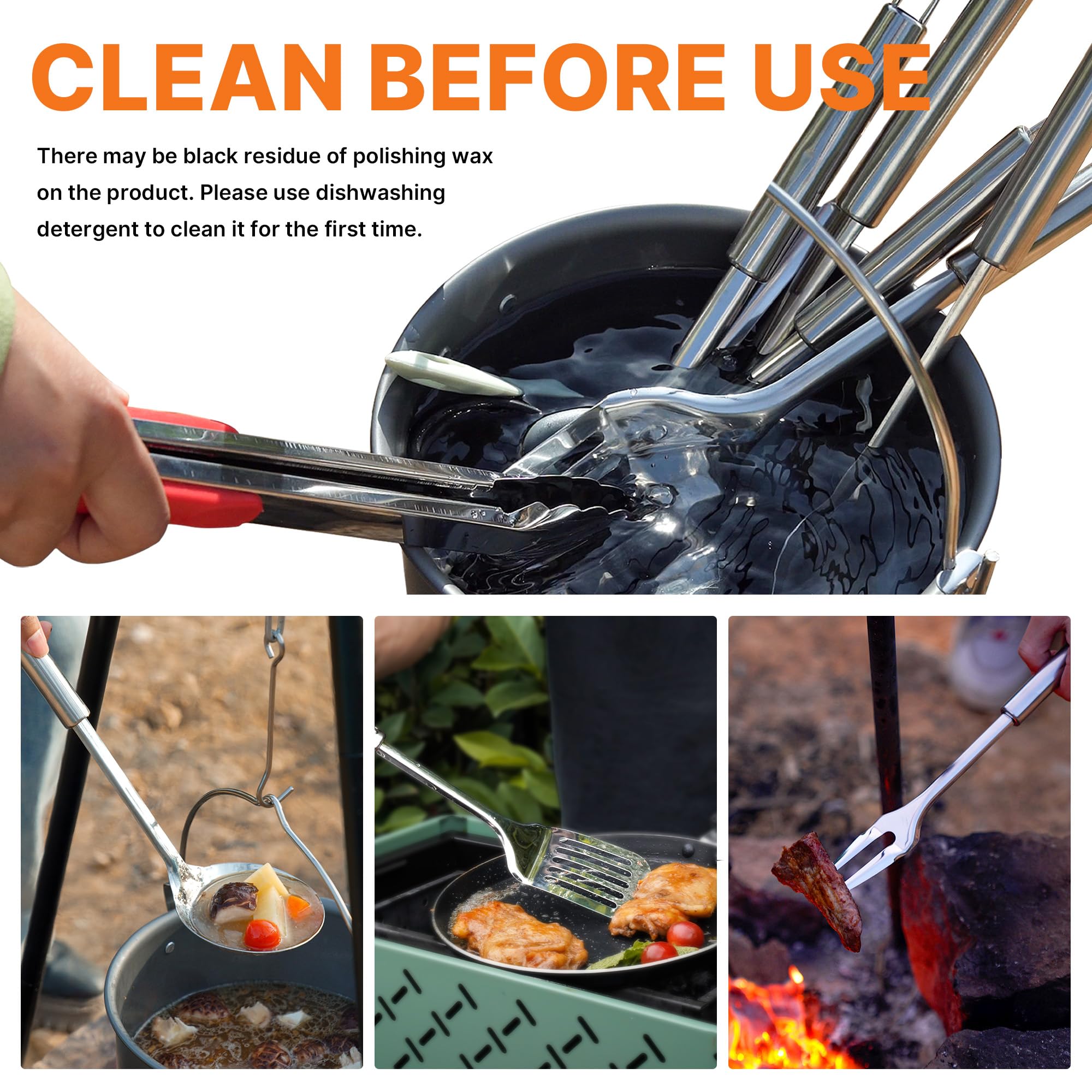 Camping Cooking Utensils Set C - Camping Cooking Kitchen ulasan dan harga