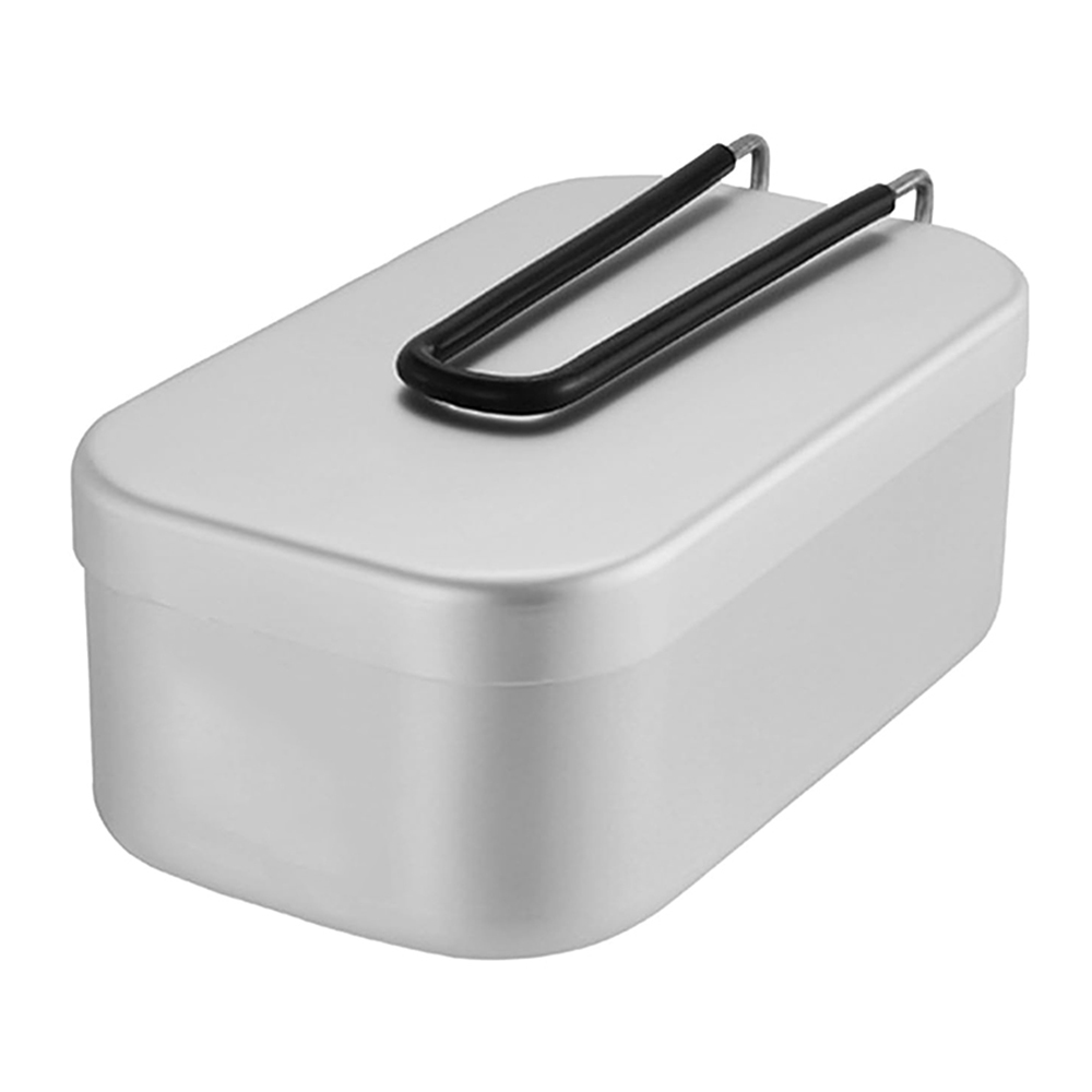 800ML Aluminum Lunch Boxes Out - Camping Cooking Hardware ulasan dan harga