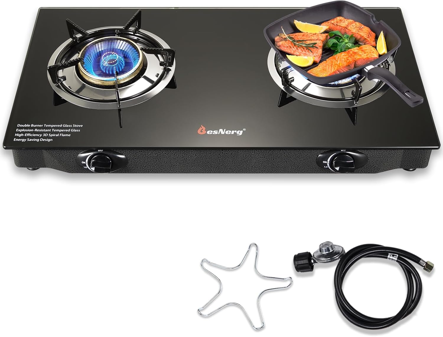 2 Burner Propane Stove, 28800  - Camping Cooking Burner ulasan dan harga