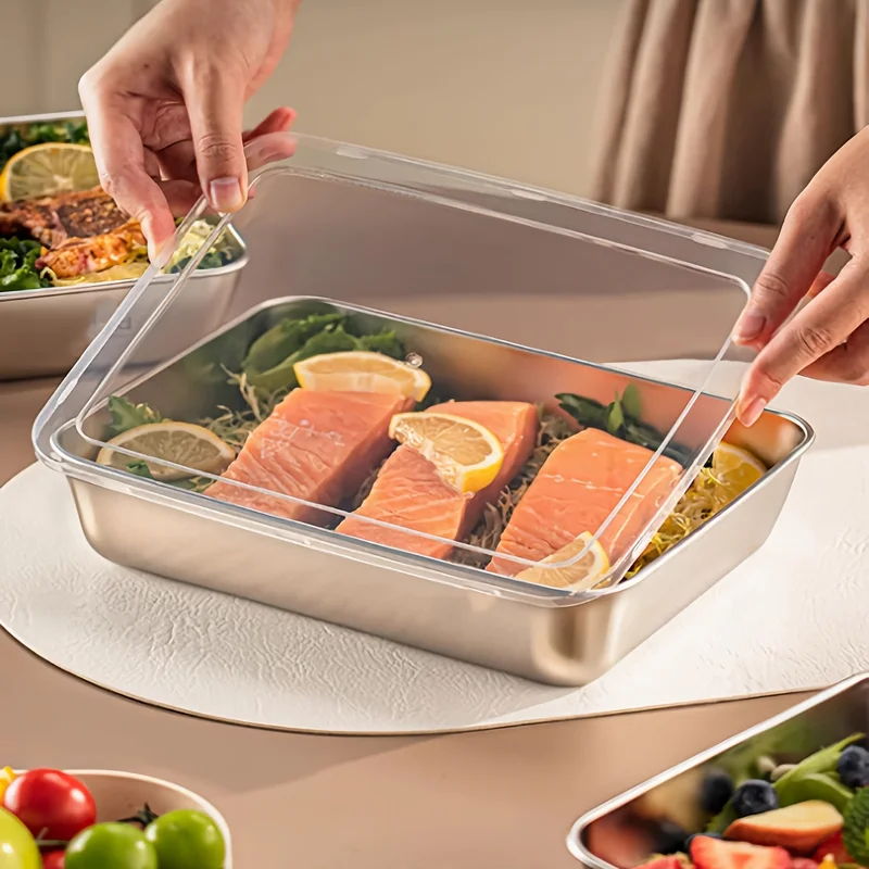 3pcs Stainless Steel Food Cont - Camping Cooking Box ulasan dan harga