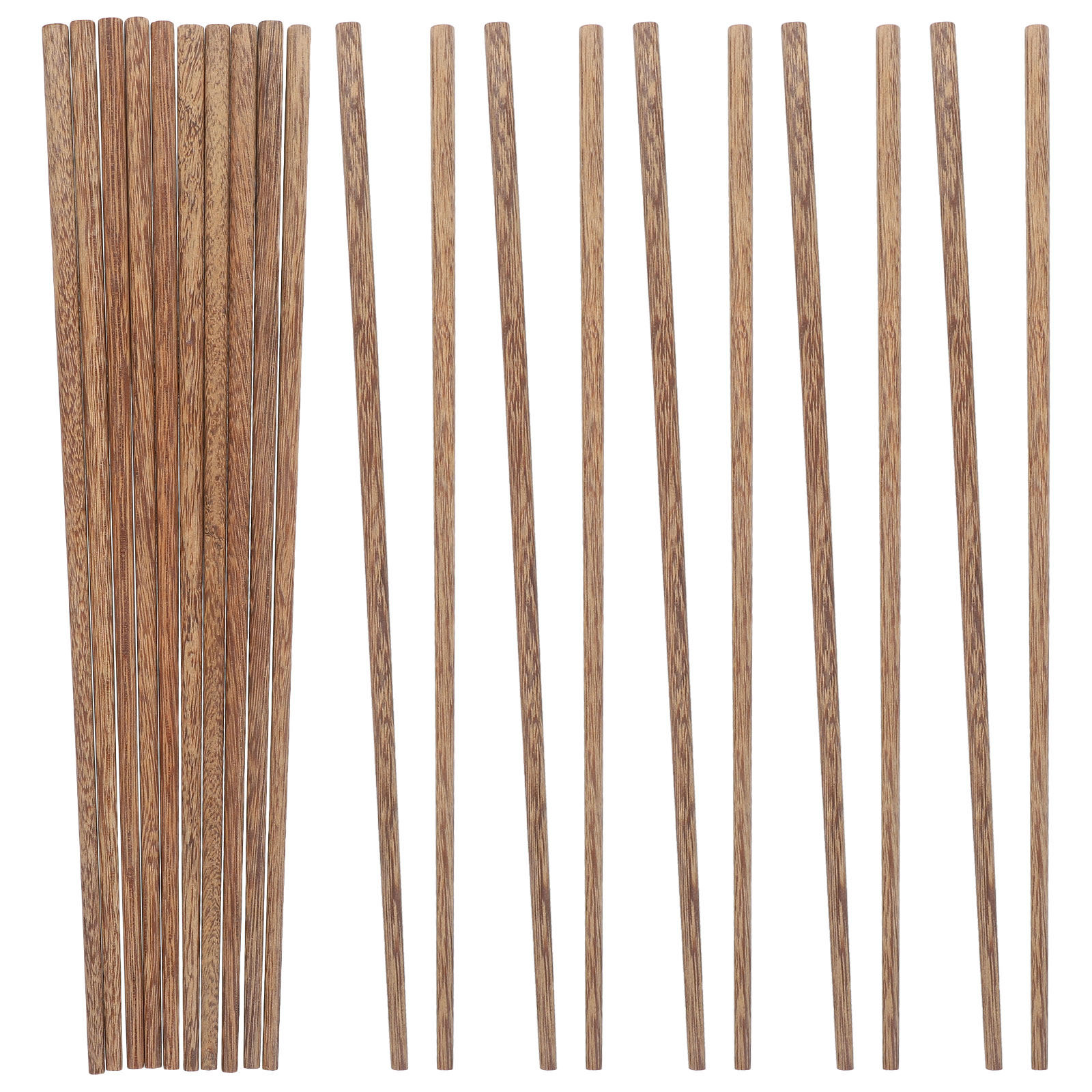 20pcs Solid Wood Long Chopstic - Camping Cooking Noodles ulasan dan harga