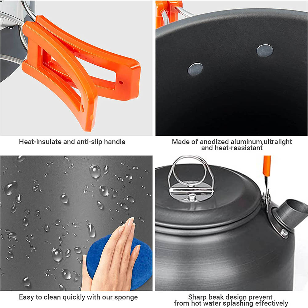 1pcs/1set Camping Cookware Kit - Camping Cooking Ware Set ulasan dan harga