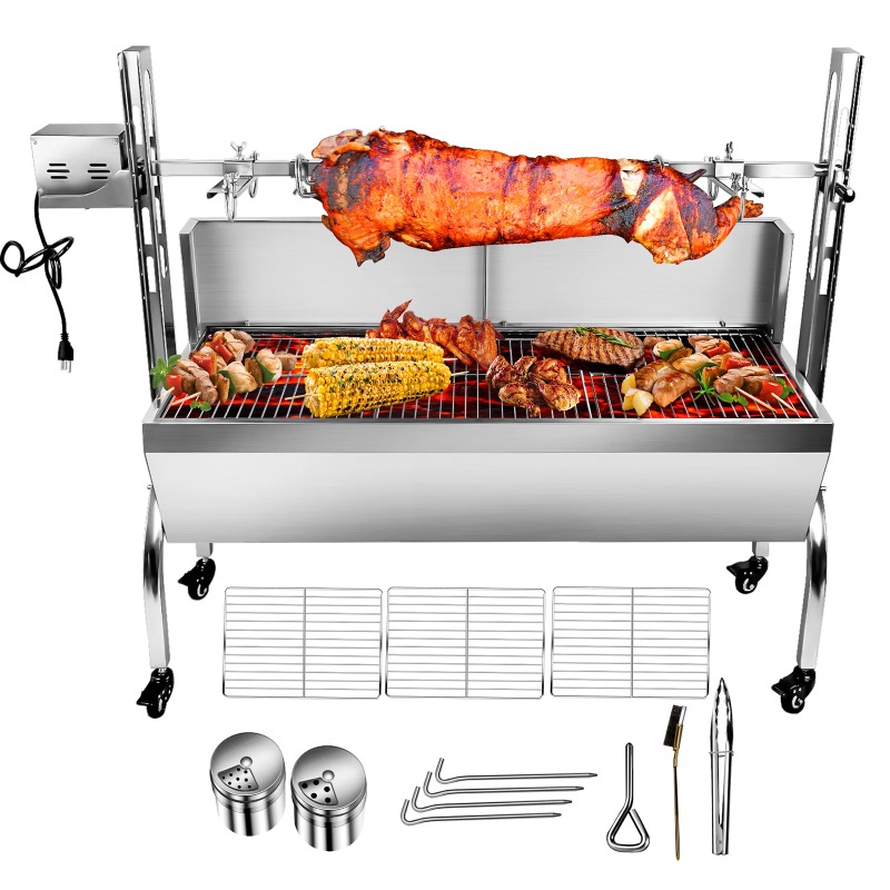 2-in-1 Barbecue Grill Roaster  - Camping Cooking Equipment Electric ulasan dan harga