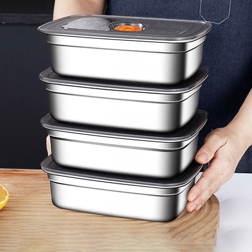 Stainless Steel Lunch Box Bent - Camping Cooking Box ulasan dan harga