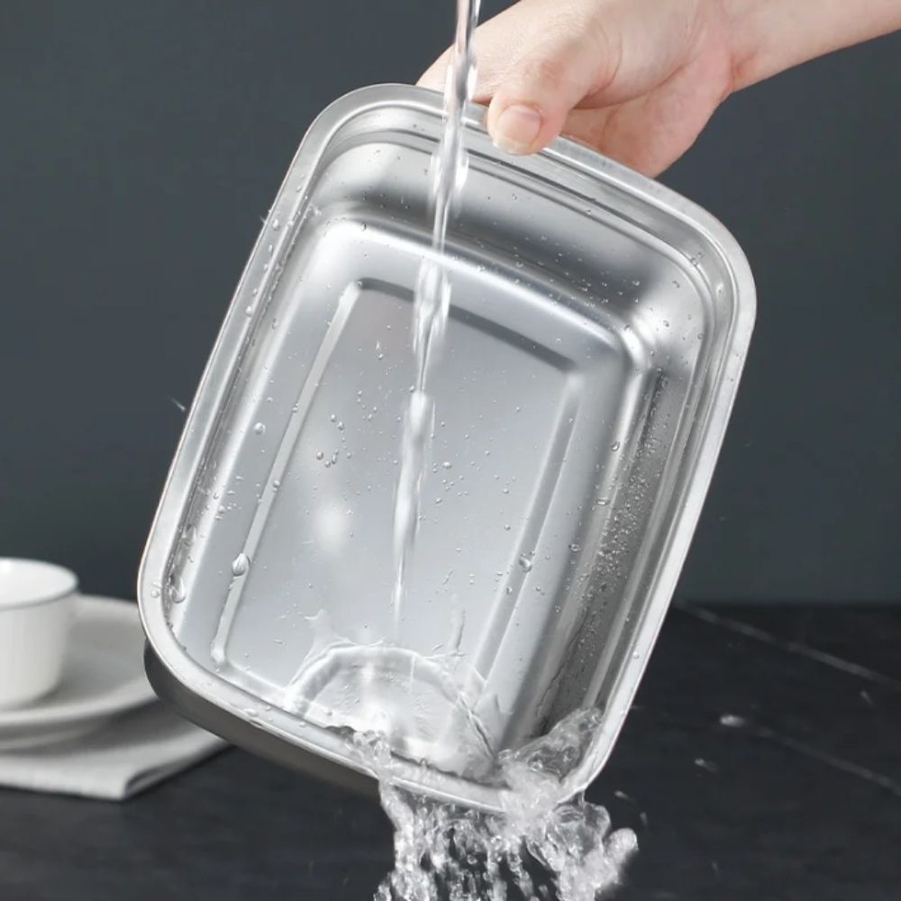 Stainless Steel Lunch Box Bent - Camping Cooking Box ulasan dan harga