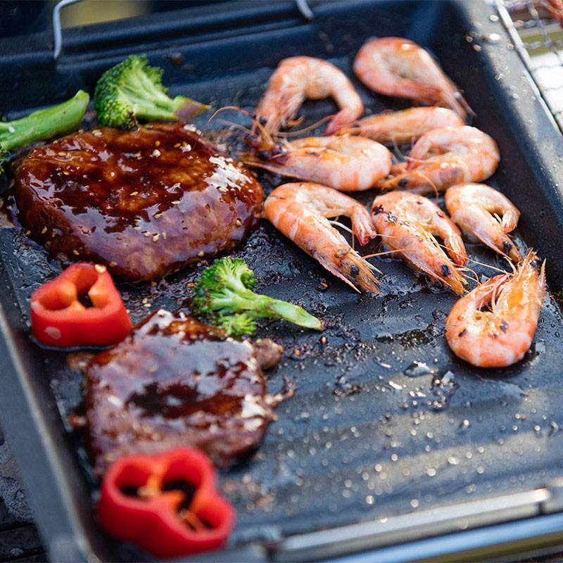 Outdoors Thick Square Grill Pa - Camping Cooking Hardware ulasan dan harga