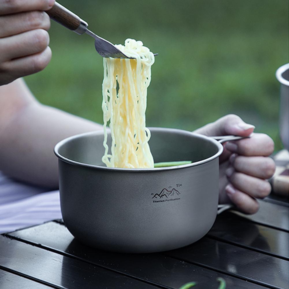 Titanium Hanging Pot Lightweig - Camping Cooking Handle ulasan dan harga