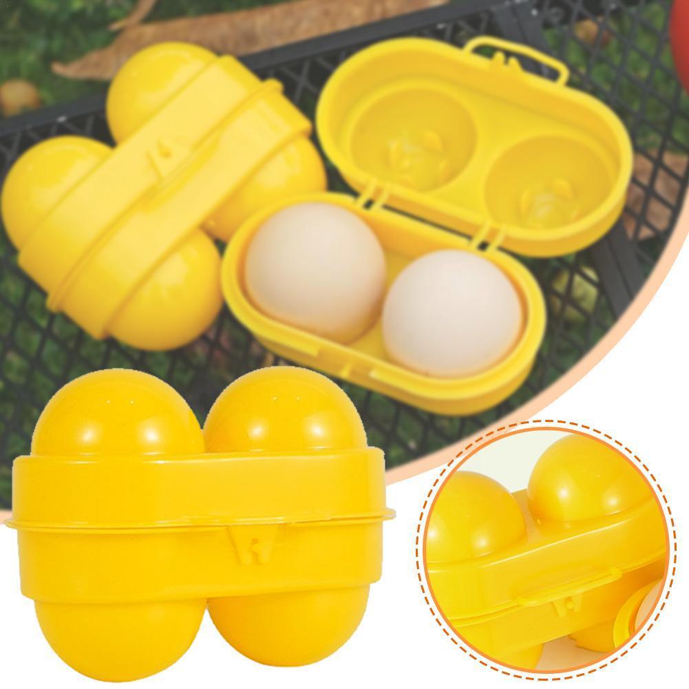 2 Grid Egg Storage Box Contain - Camping Cooking Box ulasan dan harga