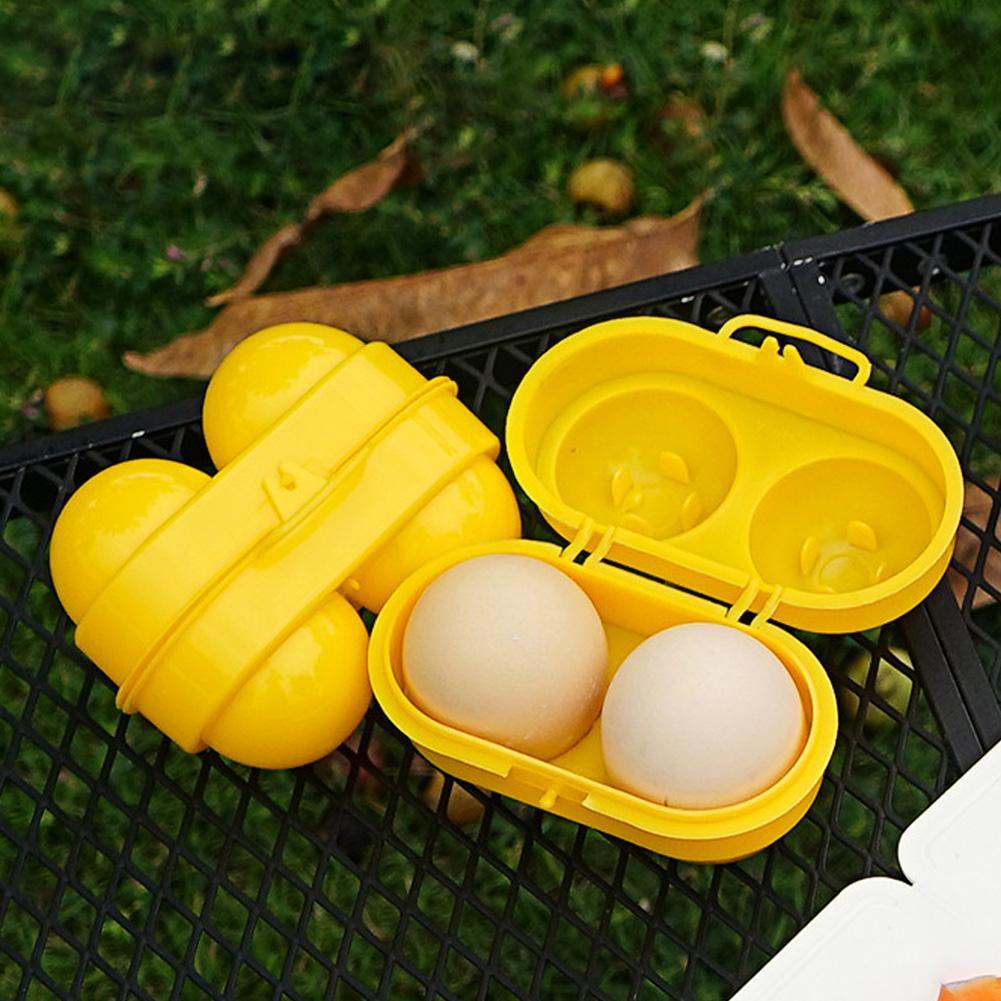 2 Grid Egg Storage Box Contain - Camping Cooking Box ulasan dan harga