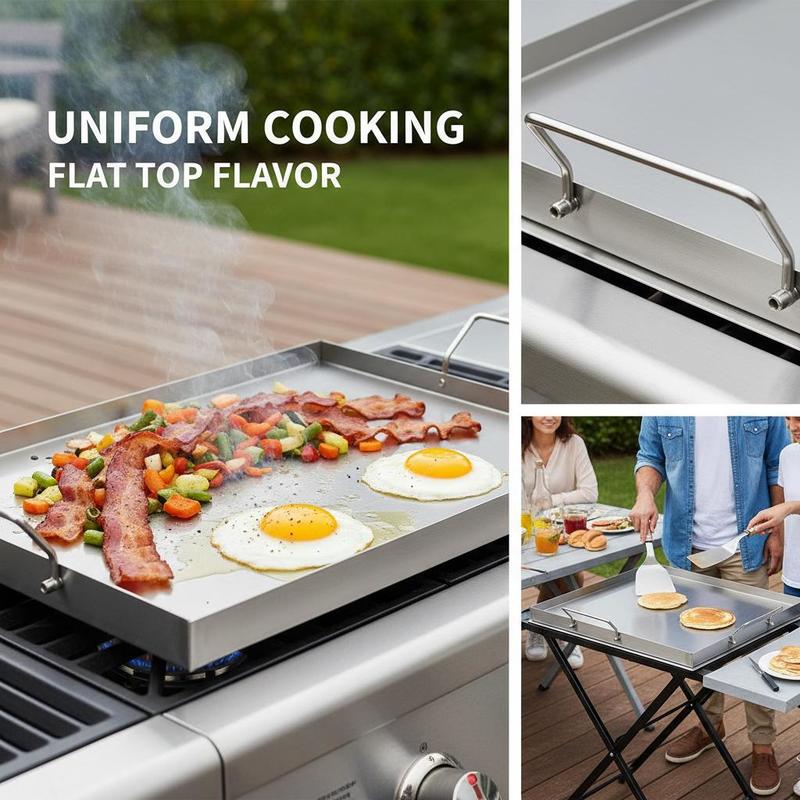 Flat Top Grill Plate 23x16 inc - Camping Cooking ulasan dan harga