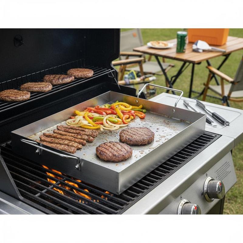 Free Shipping-Rectangular Flat - Camping Cooking Handle ulasan dan harga